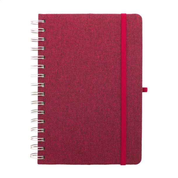 Holbook A5 RPET notes Crvena