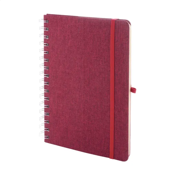 Holbook A5 RPET notes Crvena