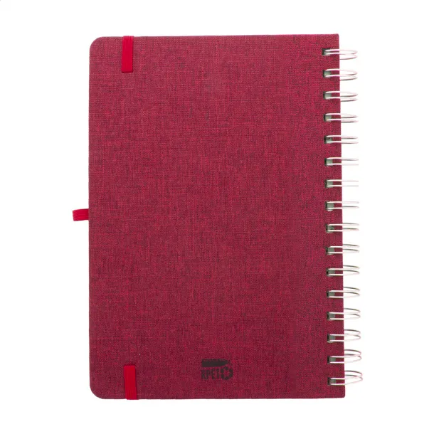 Holbook A5 RPET notes Crvena