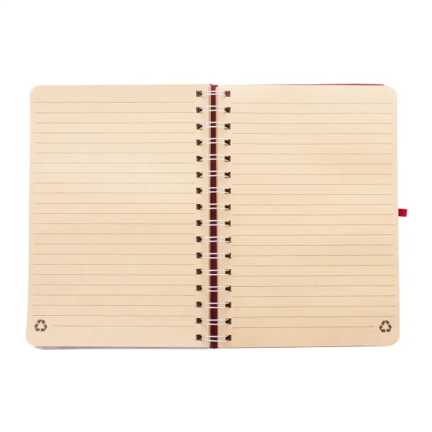 Holbook A5 RPET notes Crvena