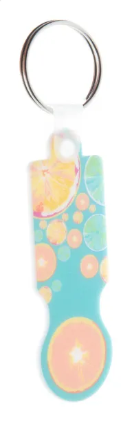 ColoCart trolley coin keyring White
