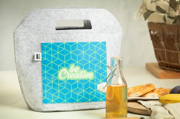 CreaFelt Coolgrab Personalizirana RPET rashladna torba Bijela Siva