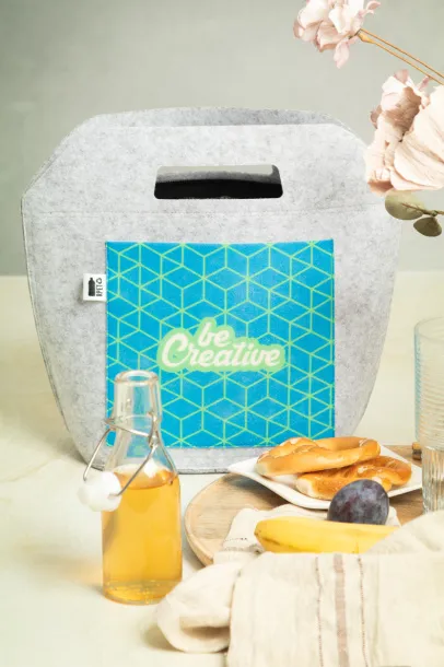 CreaFelt Coolgrab Personalizirana RPET rashladna torba Bijela Siva