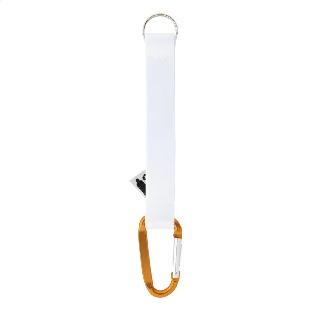 Subiner RPET custom keyring Orange White