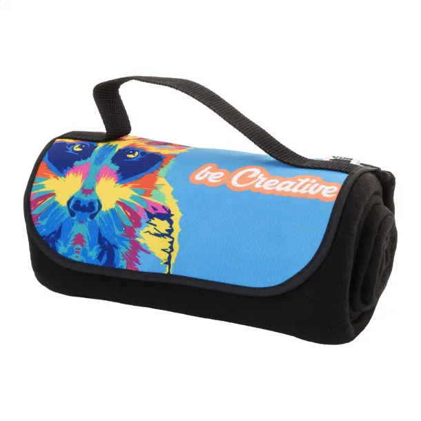 Reporta personalizirani RPET polarni pokrivač Crna