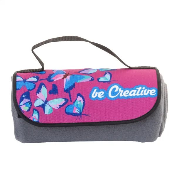 Reporta personalizirani RPET polarni pokrivač Siva