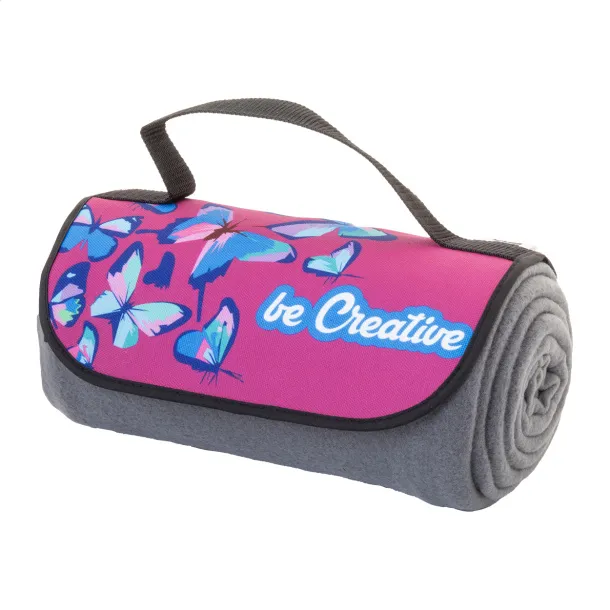 Reporta personalizirani RPET polarni pokrivač Siva