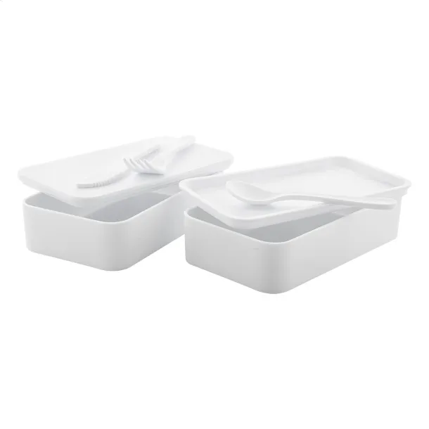 Ayam anti-bacterial lunch box White