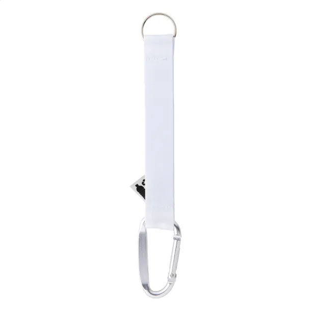 Subiner RPET custom keyring Silver White