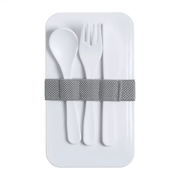 Ayam anti-bacterial lunch box White