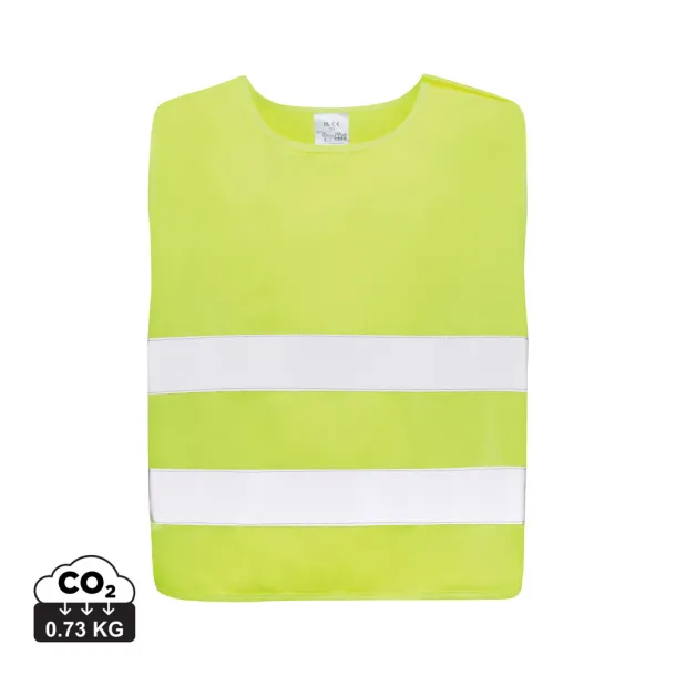  GRS recycled PET high-visibility safety vest 7-12 years - XD Collection Yellow 