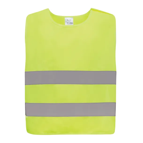  GRS recycled PET high-visibility safety vest 7-12 years - XD Collection Yellow 