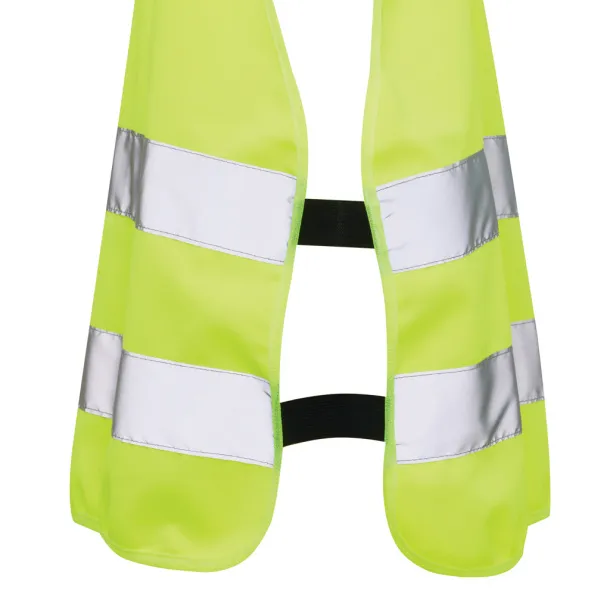  GRS recycled PET high-visibility safety vest 7-12 years - XD Collection Yellow 