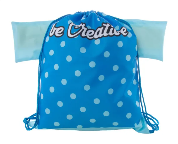 CreaDraw T custom drawstring bag Blue