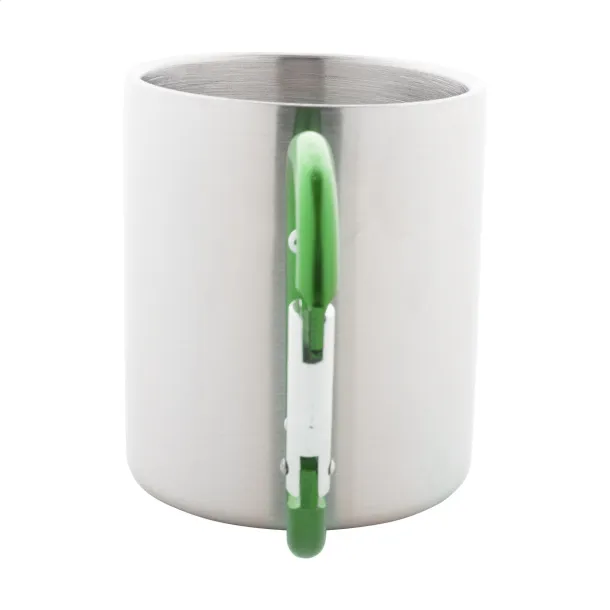 Cadisha metal mug Green Silver