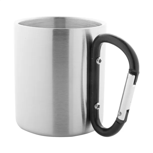 Cadisha metal mug Black Silver