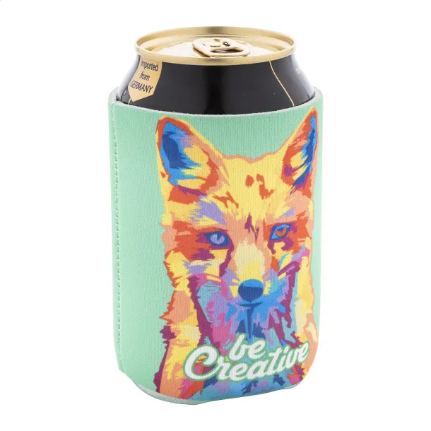 PrintCan RPET personalizirani rashlađivač za limenke Bijela