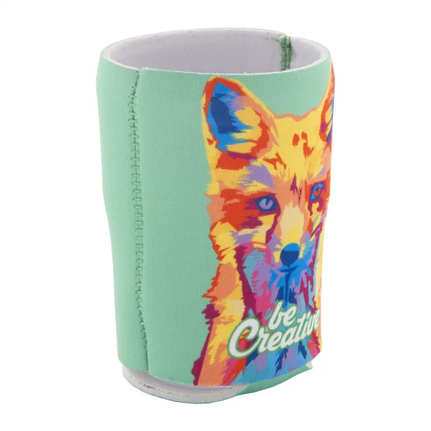 PrintCan RPET personalizirani rashlađivač za limenke Bijela