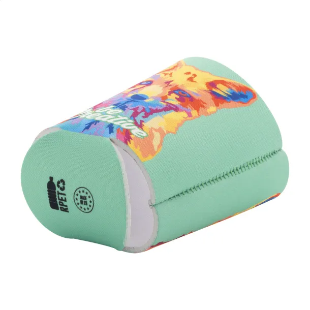 PrintCan RPET personalizirani rashlađivač za limenke Bijela