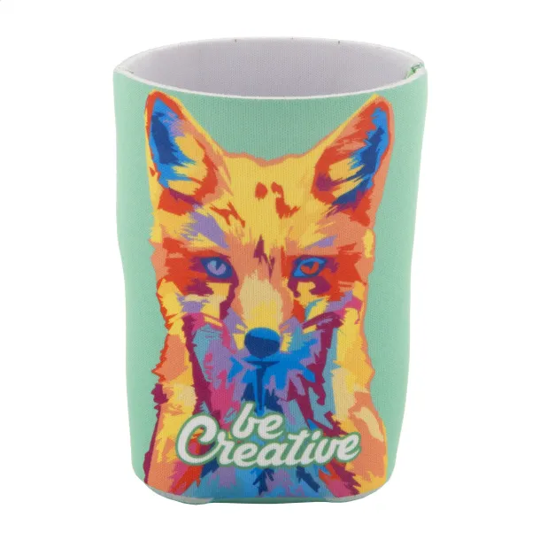 PrintCan RPET personalizirani rashlađivač za limenke Bijela