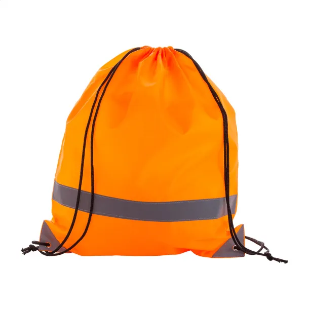 Vidraw reflective drawstring bag Orange