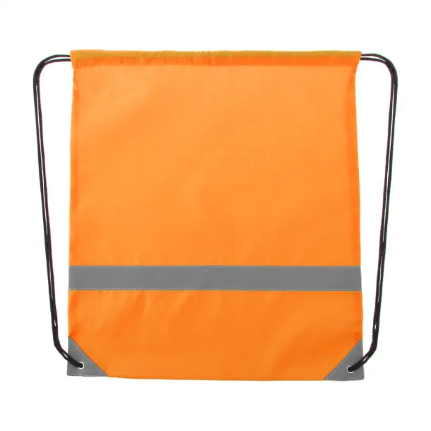 Vidraw reflective drawstring bag Orange