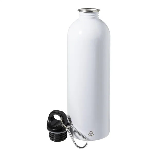 Ressuto XL recycled stainless steel bottle White
