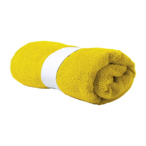 Athletic towel Yellow