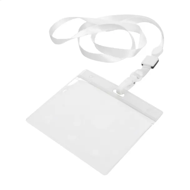Ballek badge lanyard White Transparent