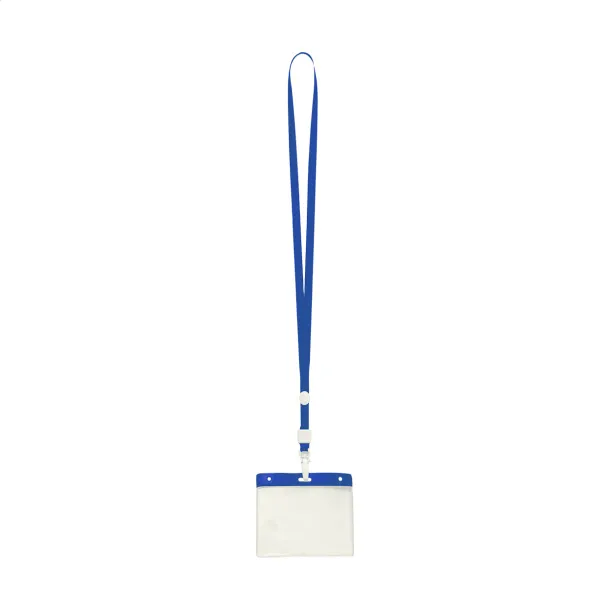 Ballek badge lanyard Blue Transparent