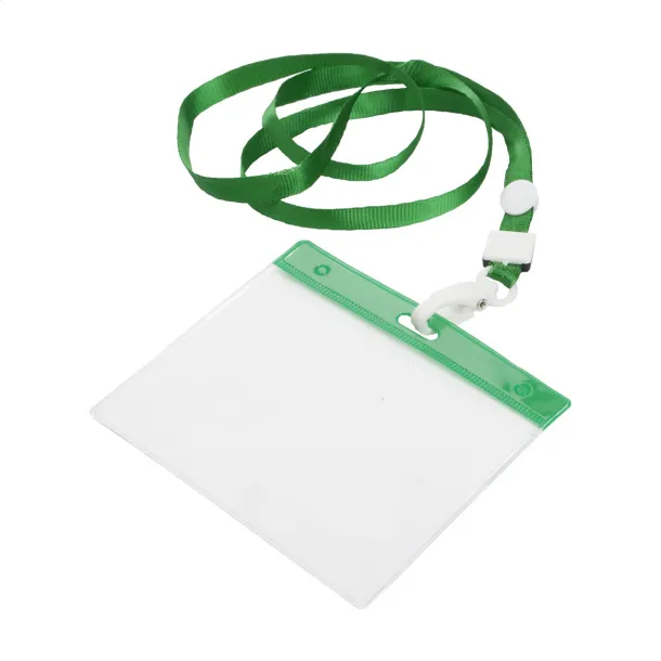 Ballek badge lanyard Green Transparent