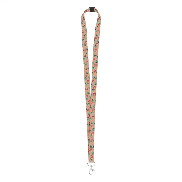 Subyard 15 A Safe custom sublimation lanyard White