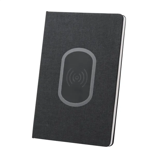 Juglans Notes/ wireless punjač, A5 Crna