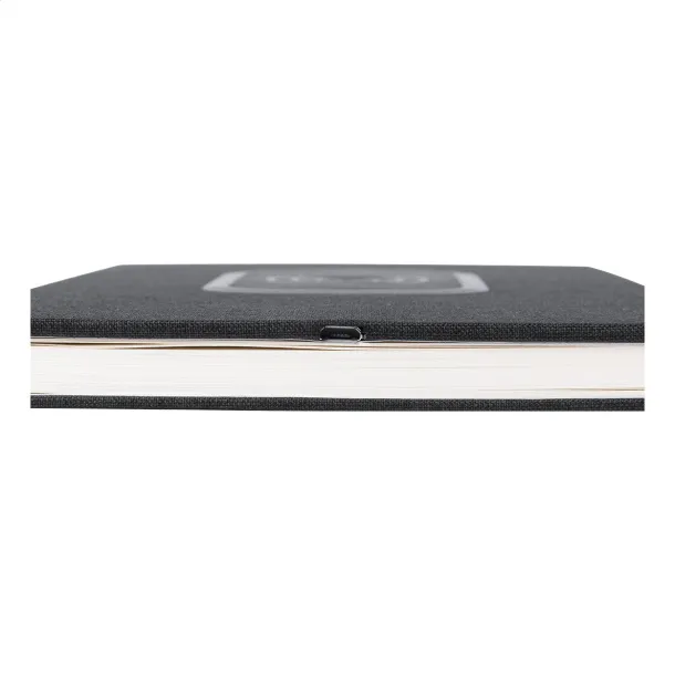 Juglans Notes/ wireless punjač, A5 Crna
