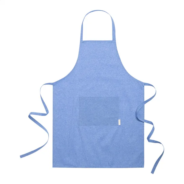 Cuoco cotton apron Blue