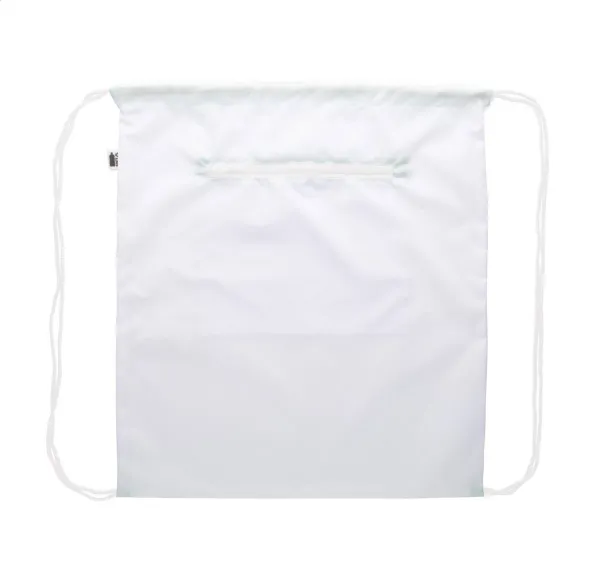 CreaDraw RFID RPET personalizirana torba s vezicama Bijela