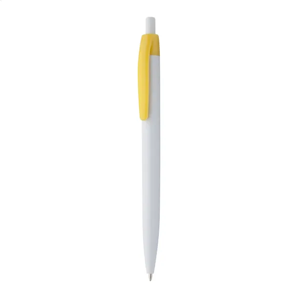 Snow Leopard ballpoint pen Yellow White