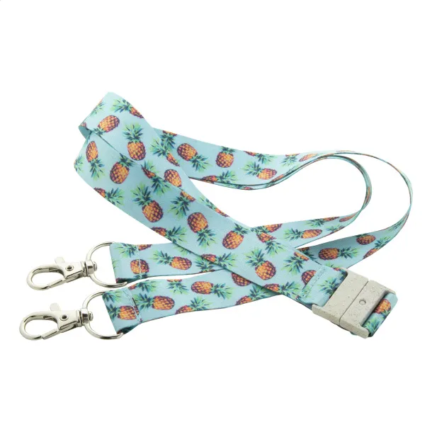 Subyard Double Safe Eco custom sublimation double lanyard White