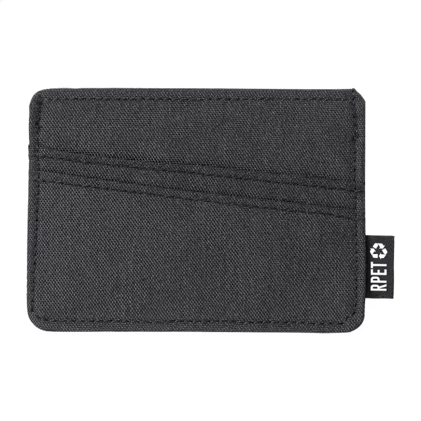 Carpex RPET credit card holder Black
