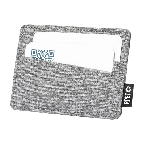 Carpex RPET credit card holder Grey