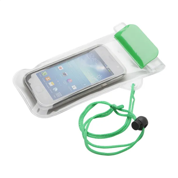 Wapro waterproof mobile case Green Transparent