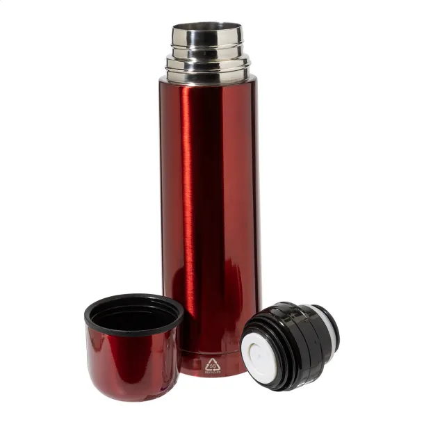 Rebusta vacuum flask Red