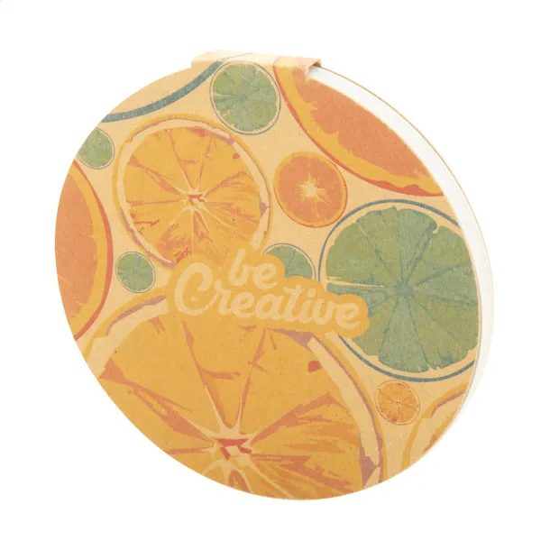 CreaStick Circle Eco custom sticky notepad Natural