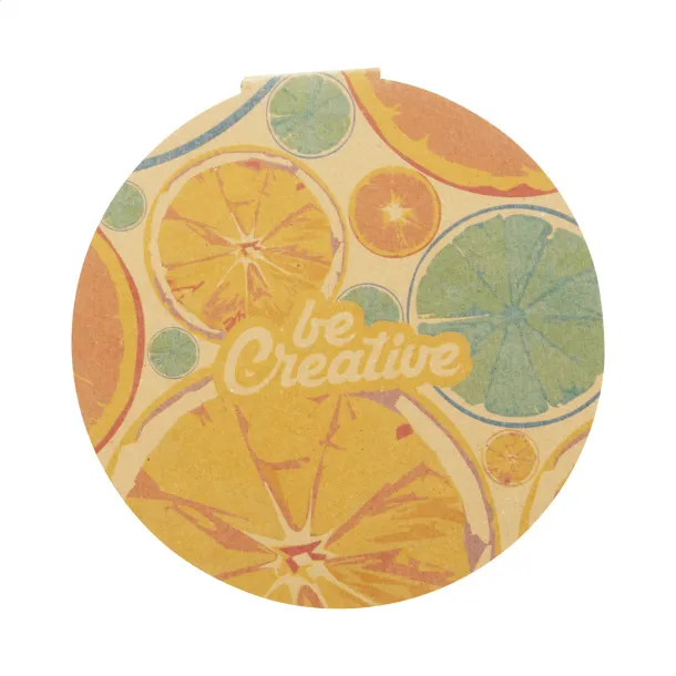 CreaStick Circle Eco custom sticky notepad Natural