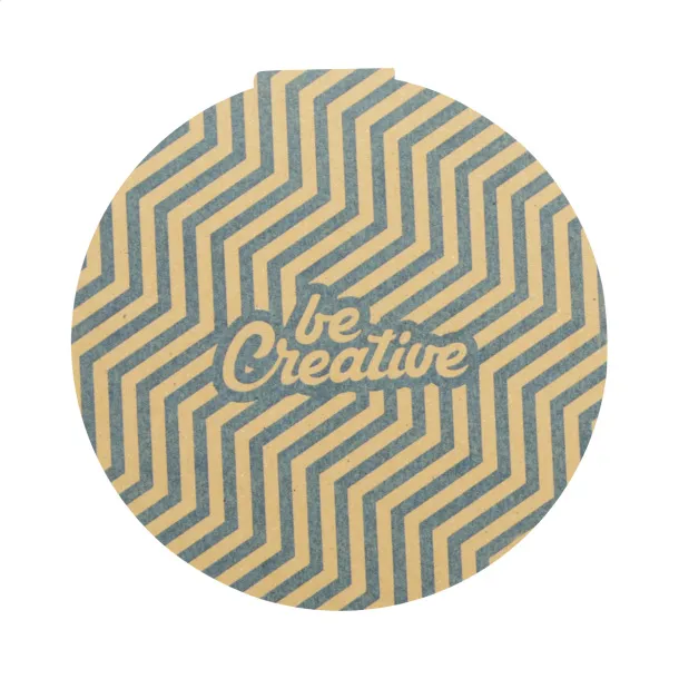 CreaStick Circle Eco custom sticky notepad Natural