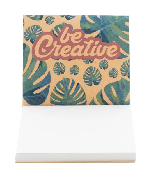 CreaStick Sign Eco custom sticky notepad Natural