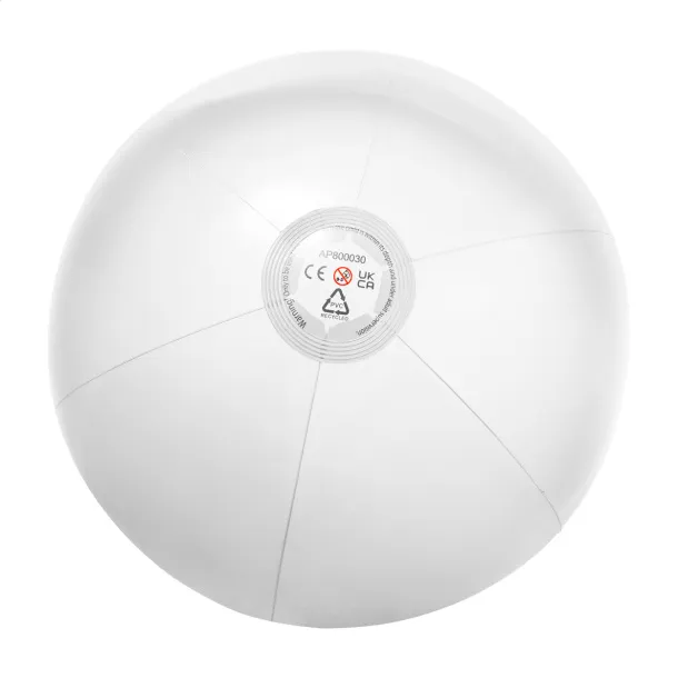Patong RPVC beach ball (ø40 cm) White