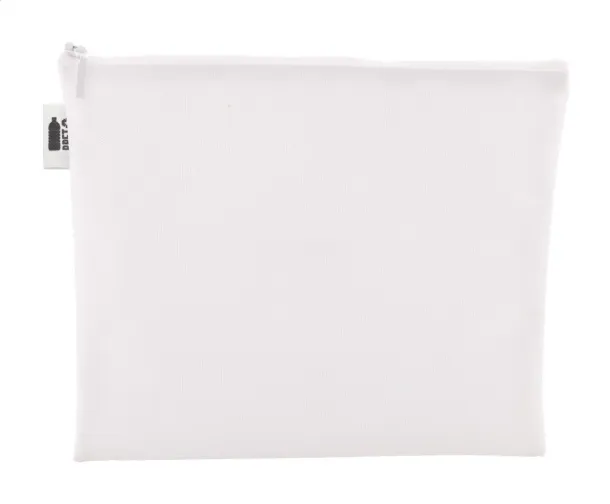 CreaBeauty L RPET custom cosmetic bag White