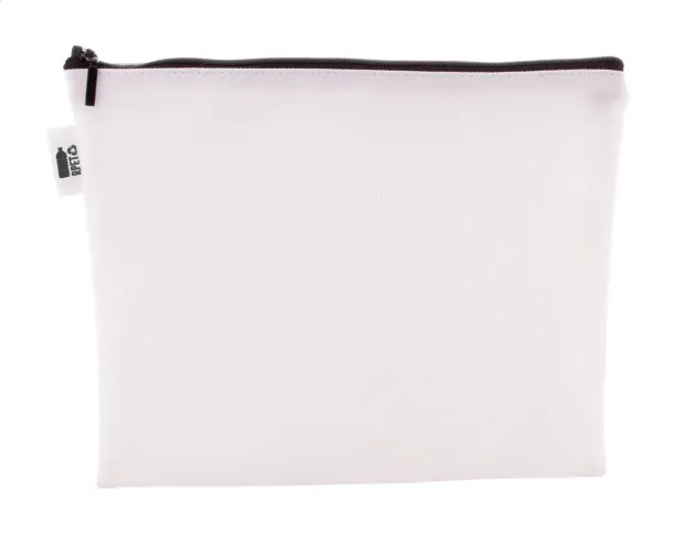CreaBeauty L RPET personalizirana toaletna torbica Crna Bijela