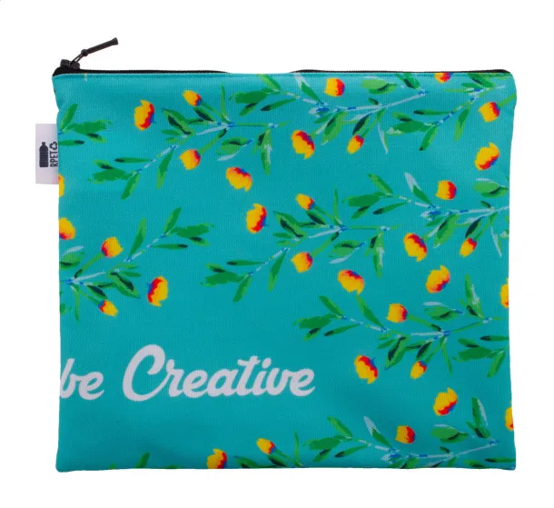 CreaBeauty L RPET custom cosmetic bag Black White